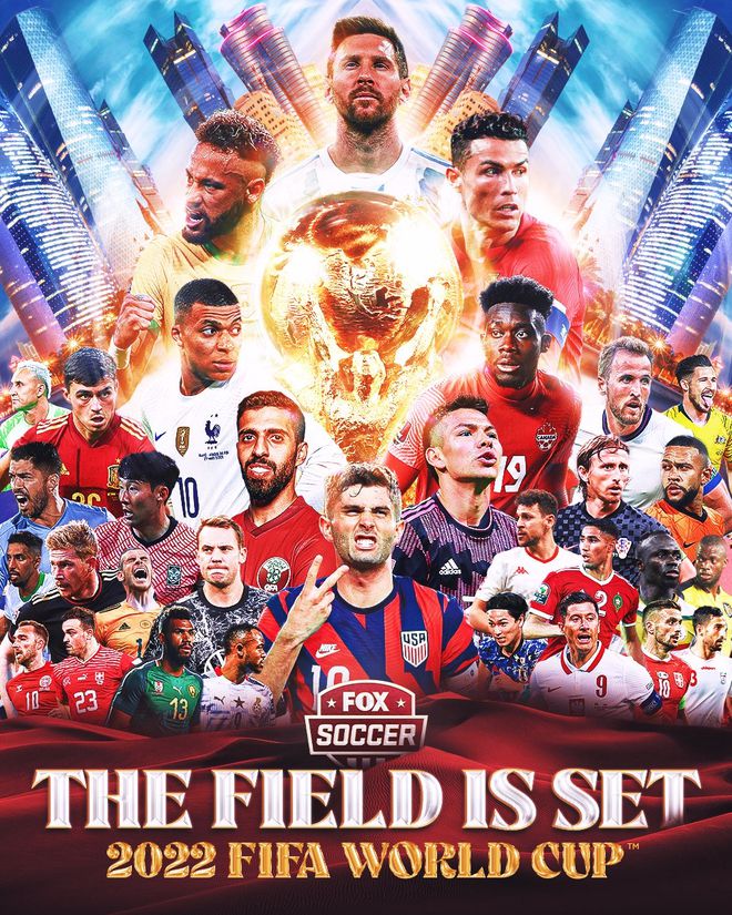 【珍藏】2022卡塔尔世界杯32强完整赛程图！