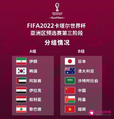 2022世界杯预选赛中国队赛程